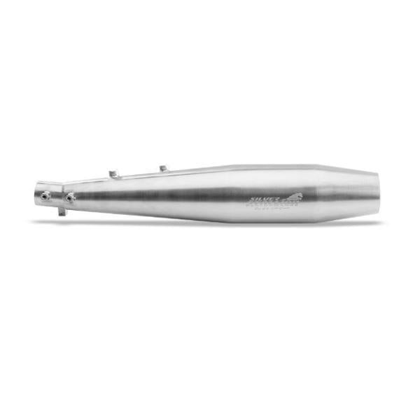 Silver Stallion Exhaust For Royal Enfield Interceptor / GT 650 Twin-Brushed finishes