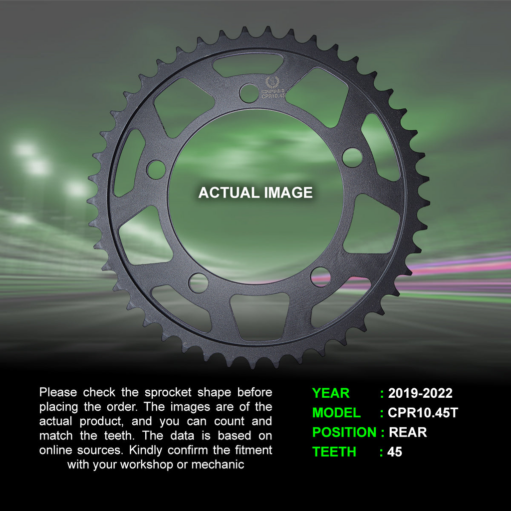 Sprocket For BMW S 1000 RR (2019-2022) - Rear - CPR10.45T - CRANK1
