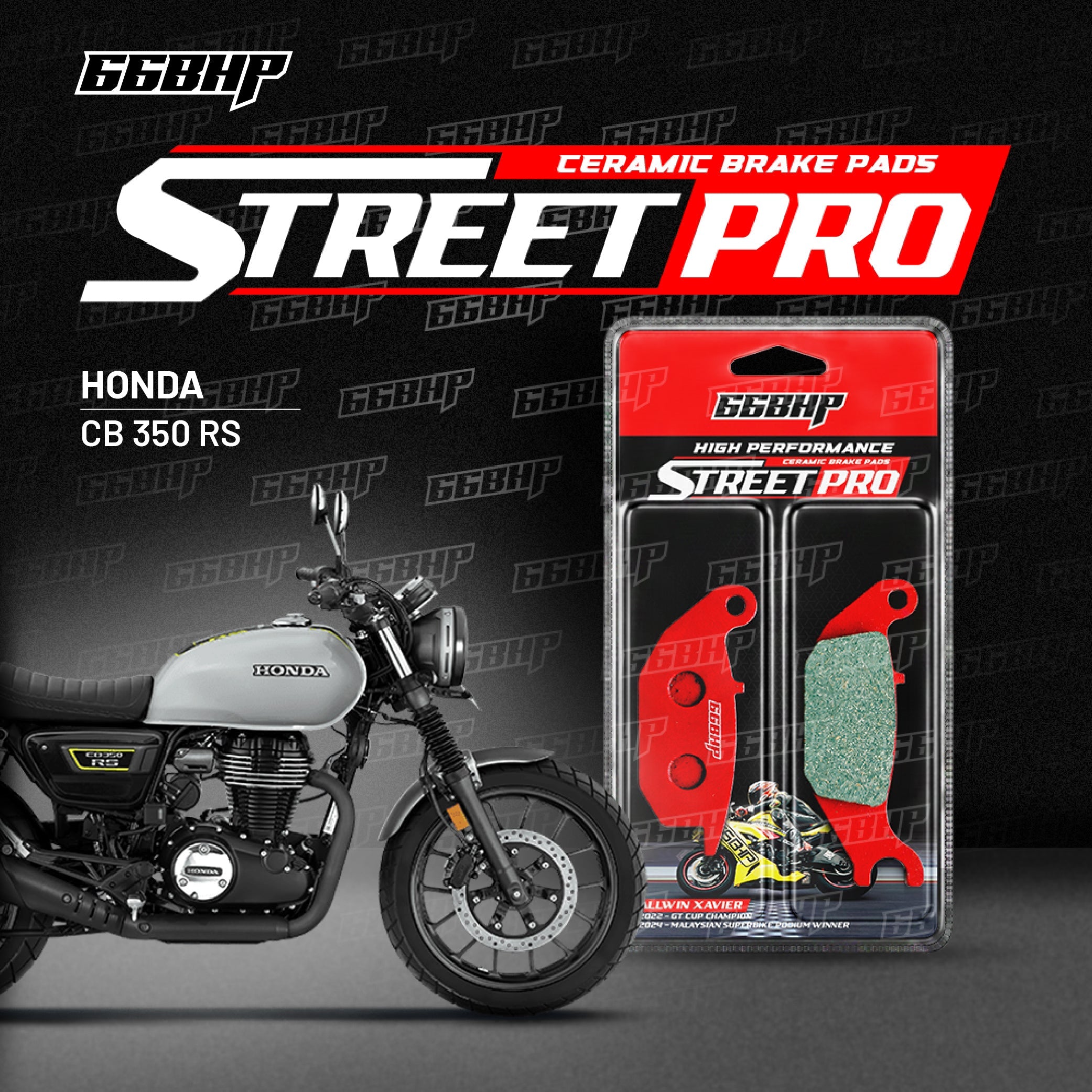Honda CB 350 RS Street Pro Semi Ceramic Brake Pads