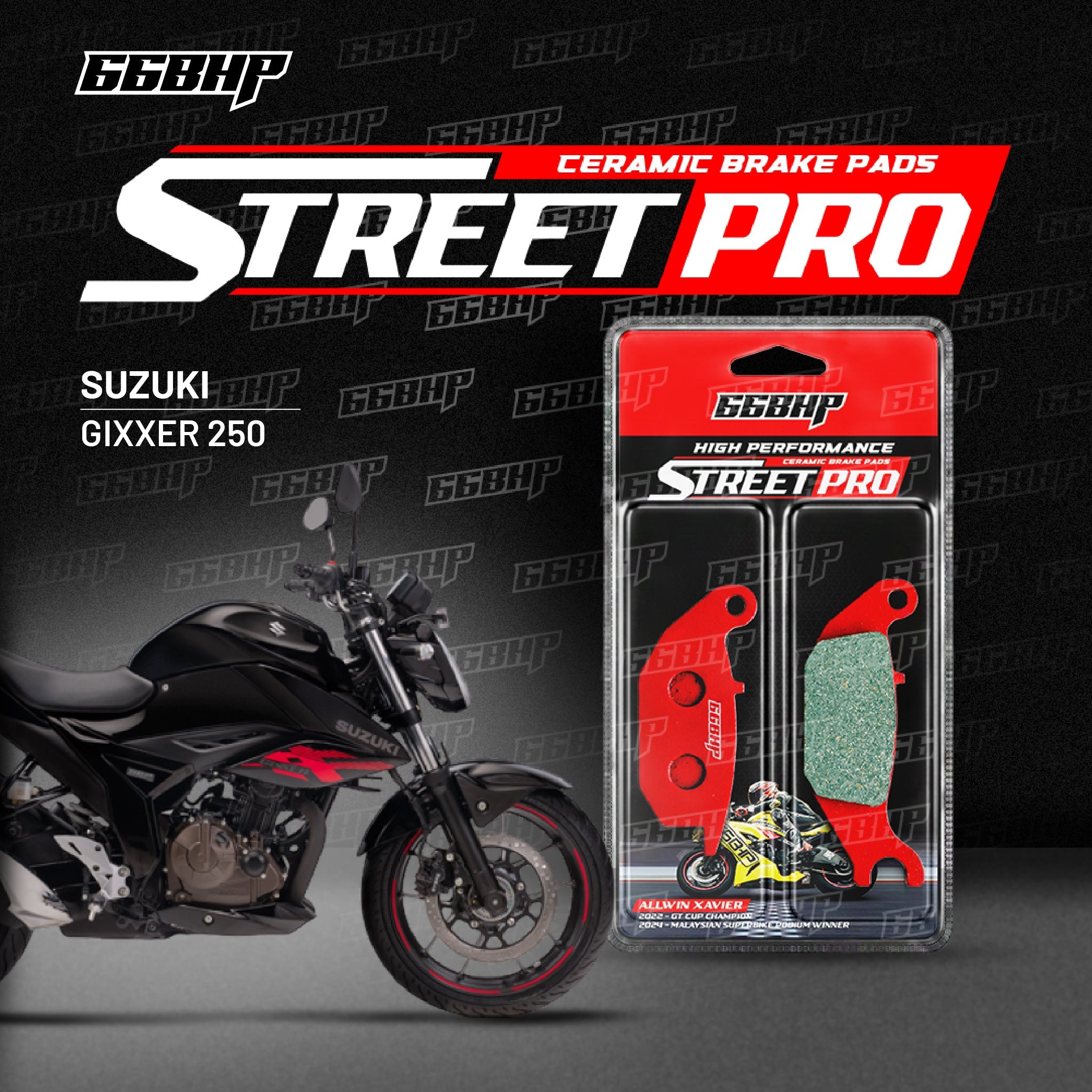 Suzuki Gixxer 250 66BHP Semi Ceramic Brake Pad