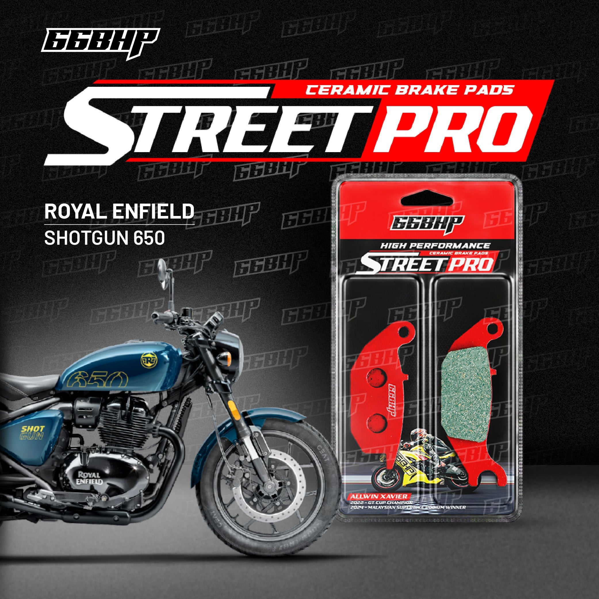 Royal Enfield Shotgun 650 Street Pro Semi Ceramic Brake Pads