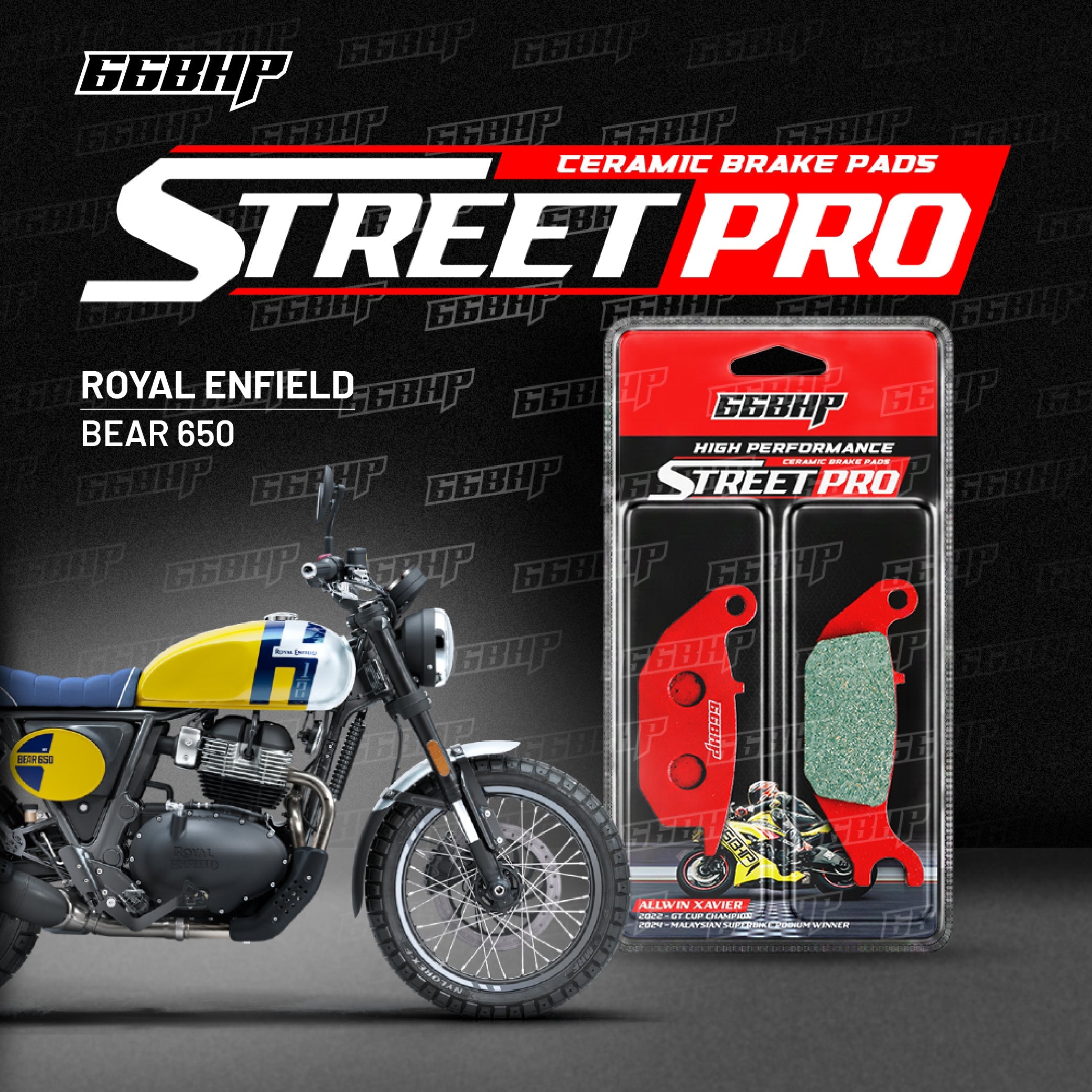 Royal Enfield Bear 650 Street Pro Semi Ceramic Brake Pads