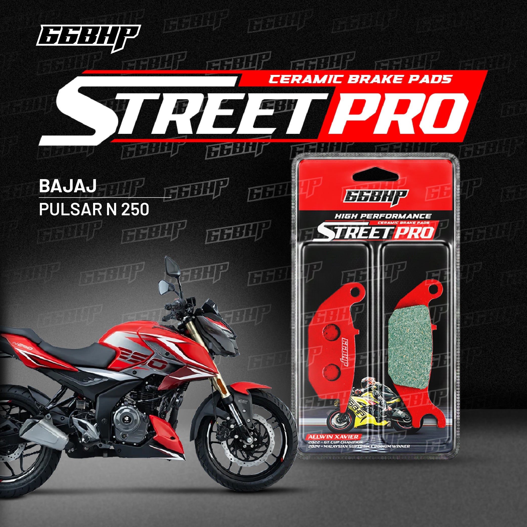 Bajaj Pulsar N 250 Street Pro Semi Ceramic Brake Pads