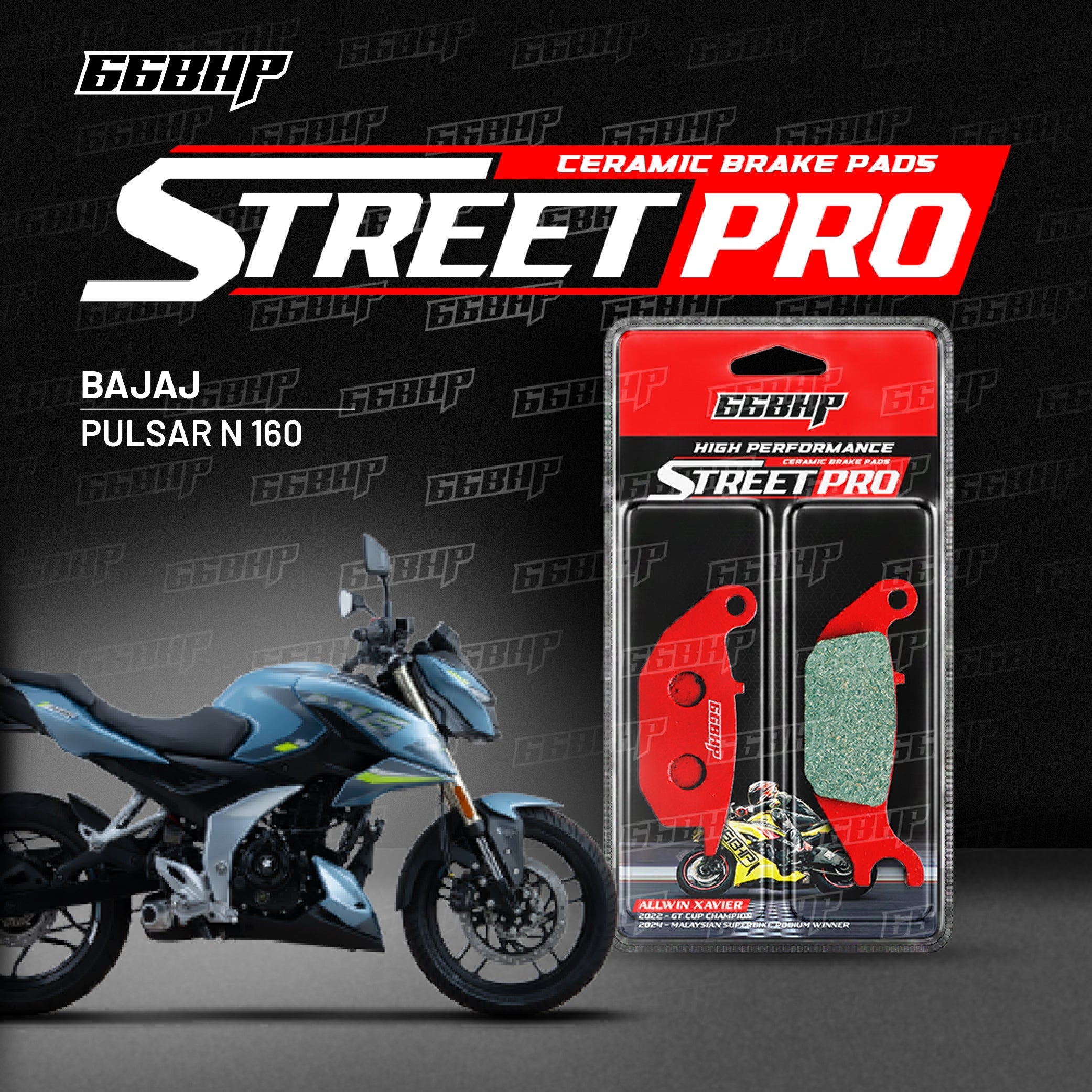 Bajaj Pulsar N 160 Street Pro Semi Ceramic Brake Pads