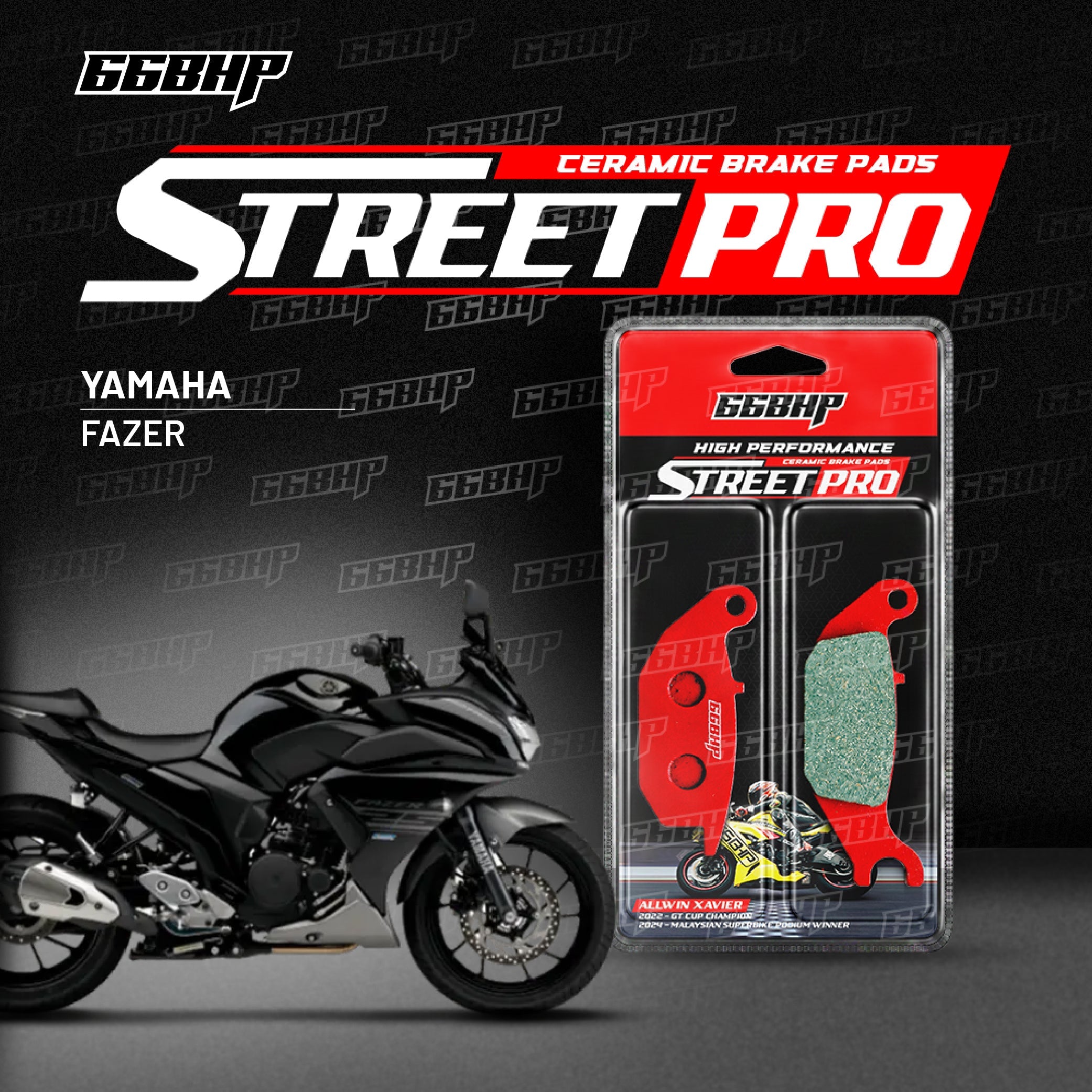 Yamaha Fazer Street Pro Semi Ceramic Brake Pads