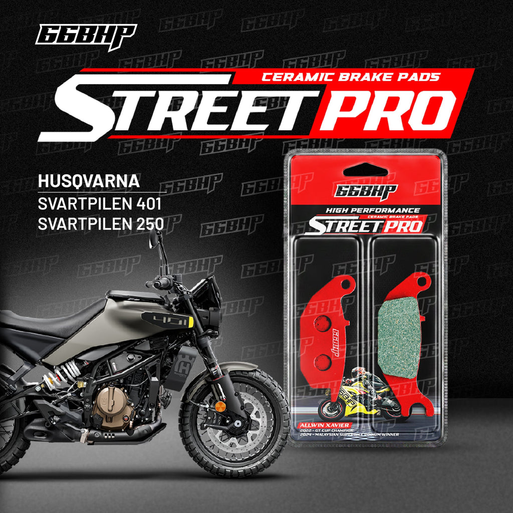 Husqvarna svartpilen 401/250 vitpilen 250 66bhp semi ceramic pro brakepads