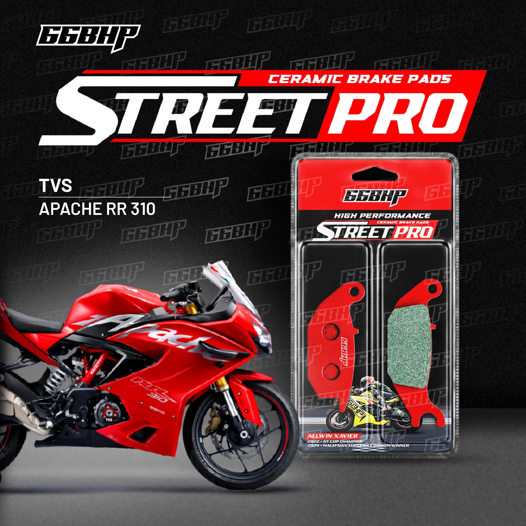 TVS RR 310 Street Pro Semi Ceramic Brake Pads