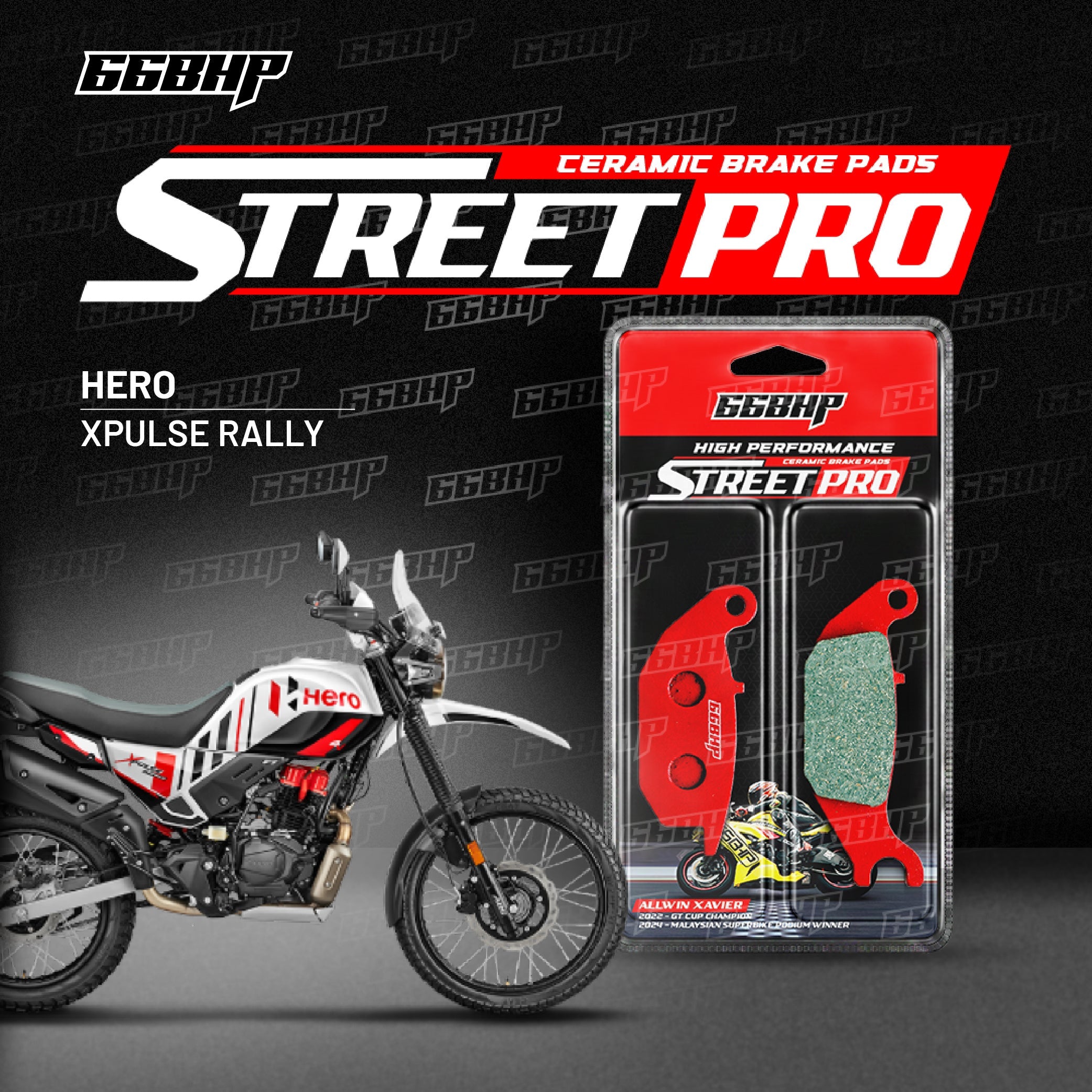 Hero Xpulse 200 Rally Street Pro Semi Ceramic Brake Pads