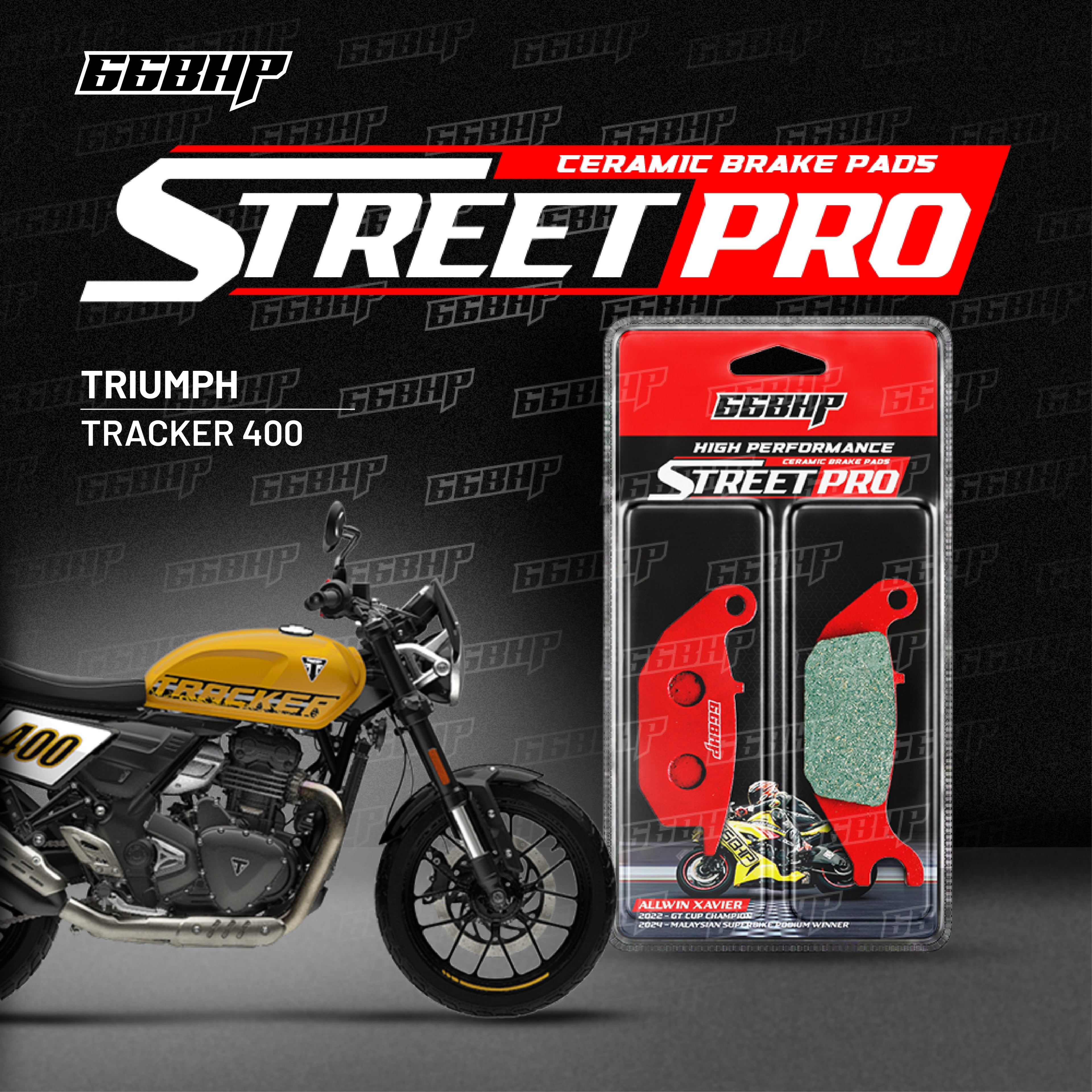 Triumph Tracker 400 Street Pro Semi Ceramic Brake Pad