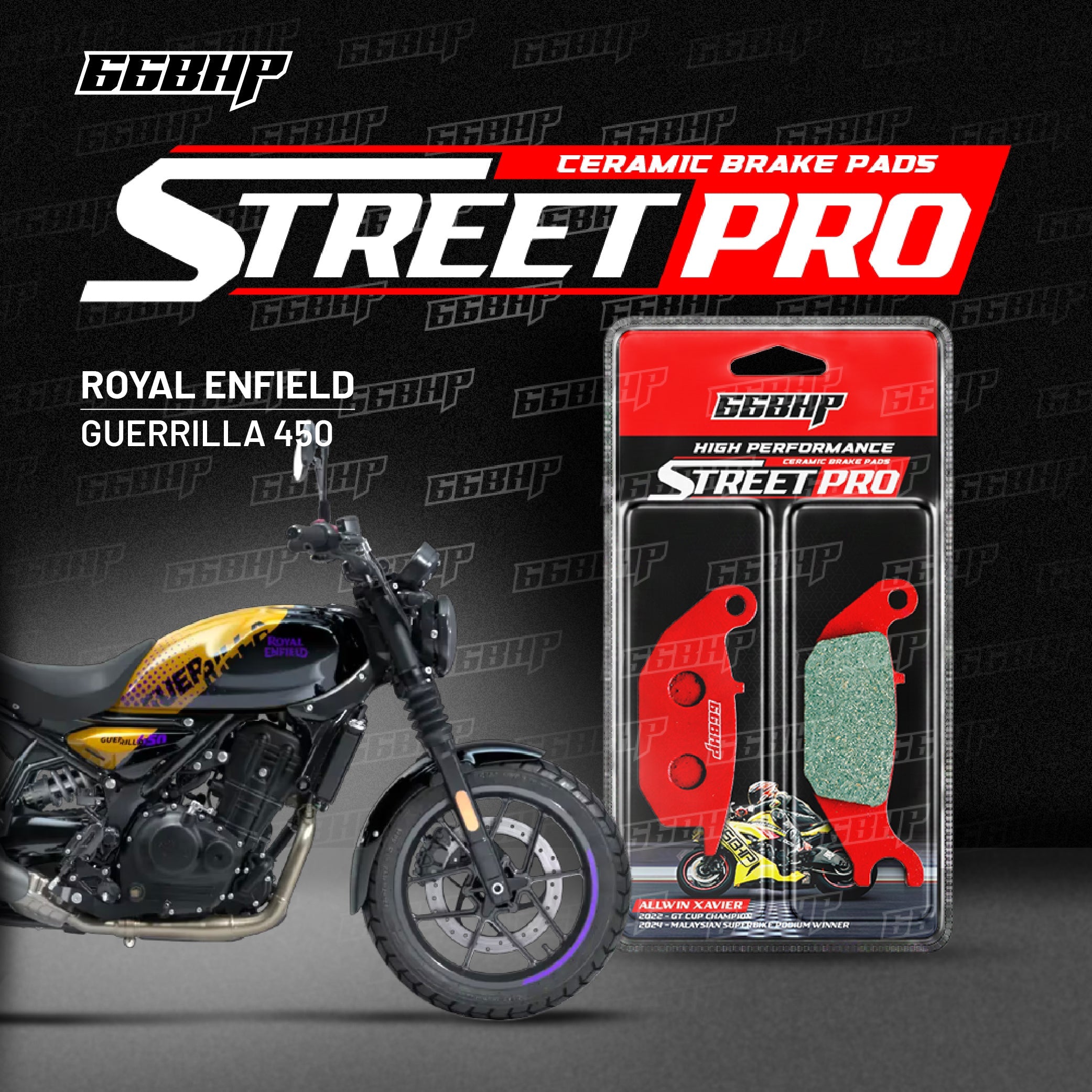 Royal Enfield Guerrilla 450 Street Pro Semi Ceramic Brake Pads