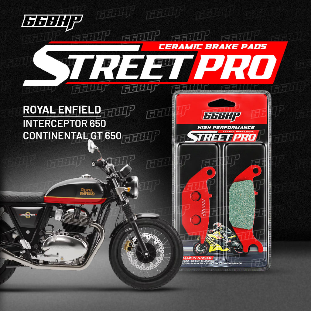 Royal Enfield GT / Interceptor 650 Street Pro Semi Ceramic Brake Pads