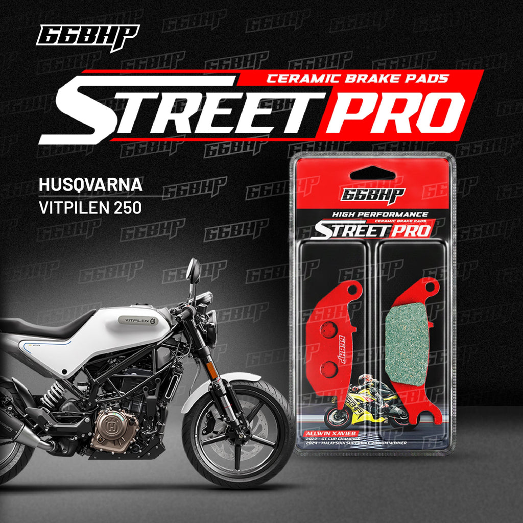 Husqvarna svartpilen 401/250 vitpilen 250 66bhp semi ceramic pro brakepads