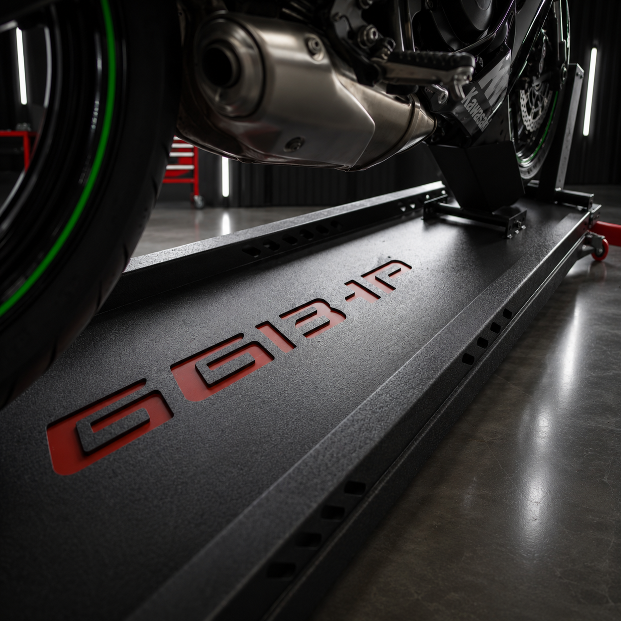 66BHP Super Paddock 360° Rotatable Motorcycle Platform