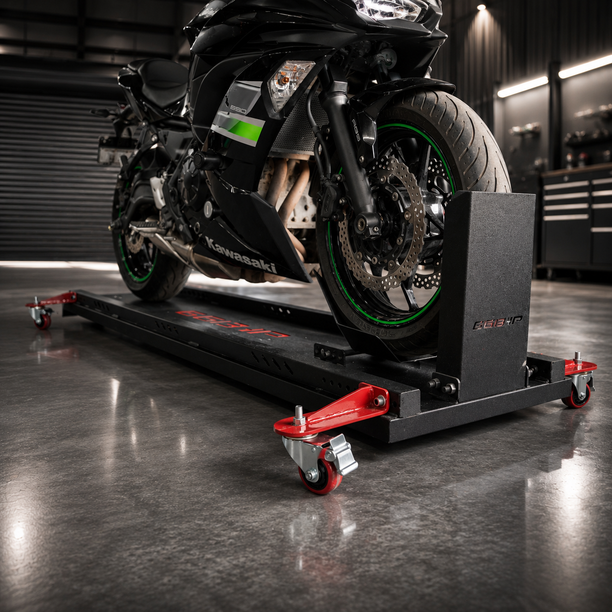 66BHP Super Paddock 360° Rotatable Motorcycle Platform