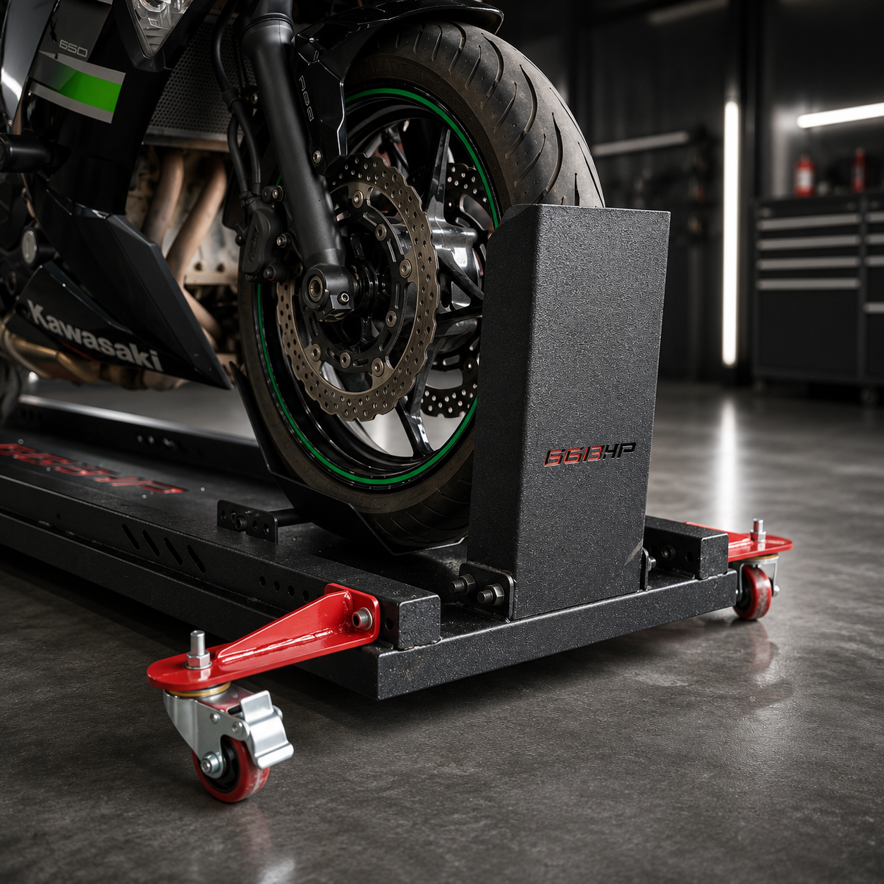 66BHP Super Paddock 360° Rotatable Motorcycle Platform