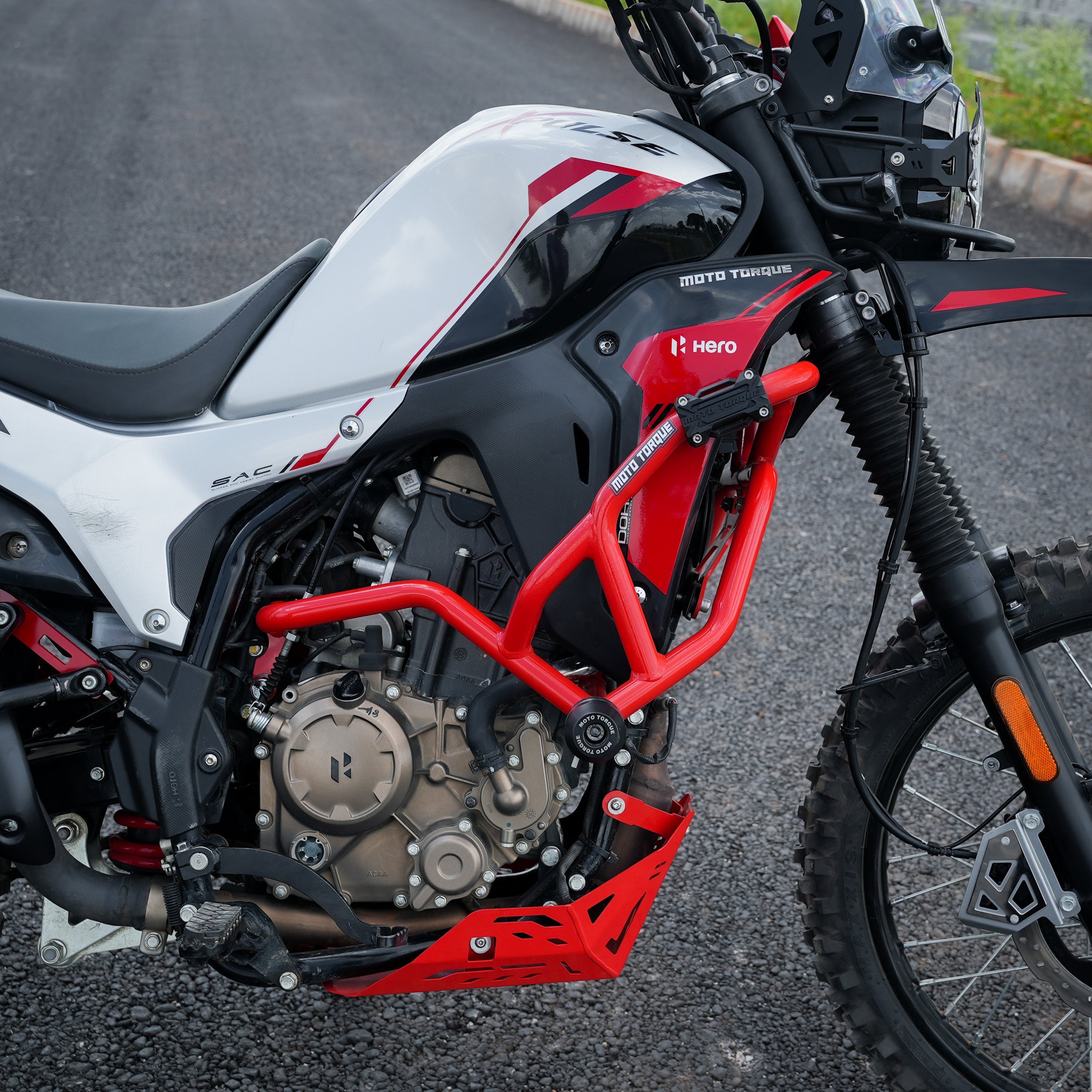 TITAN X CRASH GUARD RED FOR XPULSE 210