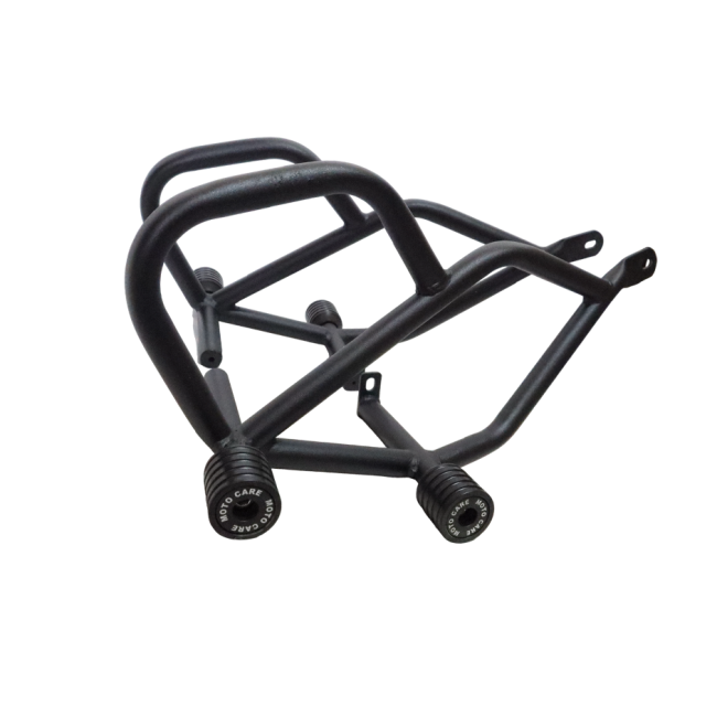 MotoCare Type 1 4 Slider Crash Guard for TVS Apache RTR 200 | Heavy Duty Engine Protection Guard with 4-Point Slider System