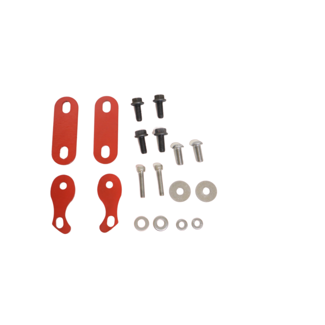 MotoCare Type 2 Dual Slider Crash Guard with Plate – Red for Royal Enfield Himalayan 411 | Engine & Frame Protection