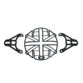 MotoCare Type 4 Headlight Grill for Royal Enfield Himalayan 411 | Rugged Protection & Style