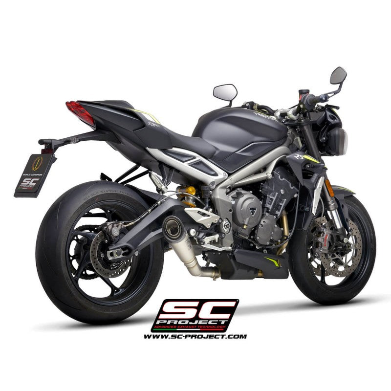 SC PROJECT S1 Exhaust For Triumph Street Triple 765 (T18-LTS41T)
