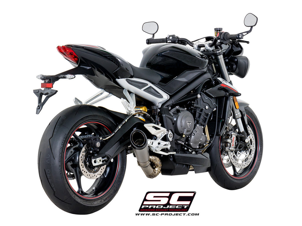 SC PROJECT S1 Exhaust For Triumph Street Triple (T18-LT41T)
