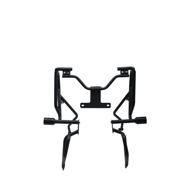 MotoCare Upper Lower Crash Guard (Black) for Hero XPulse 210 | Heavy Duty Engine Protection Guard | Dual Frame Safety