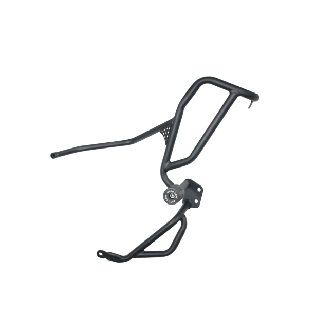 MotoCare Upper Lower Crash Guard (Black) for Hero XPulse 210 | Heavy Duty Engine Protection Guard | Dual Frame Safety