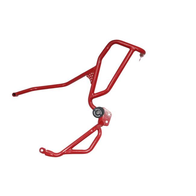 MotoCare Upper Lower Crash Guard (Red) for Hero XPulse 210 | Heavy Duty Engine Protection Guard | Dual Frame Safety