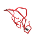 MotoCare Upper & Lower Crash Guard (Red) for TVS Apache RTX 300 – Heavy Duty Engine & Frame Protection