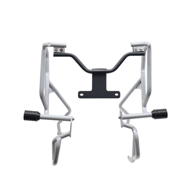MotoCare Upper Lower Crash Guard (Silver) for Hero XPulse 210 | Heavy Duty Engine Protection Guard | Dual Frame Safety