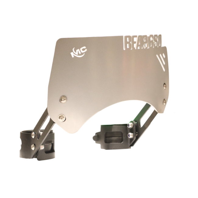 MotoCare Aluminium Visor for Bear 650 – Windshield Wind Deflector Flyscreen