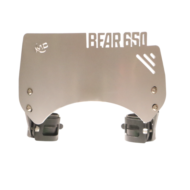 MotoCare Aluminium Visor for Bear 650 – Windshield Wind Deflector Flyscreen