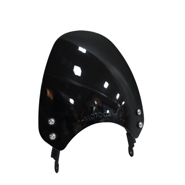 MotoCare Visor for Guerrilla 450 – Windshield Wind Deflector (Smoke/Clear/Black)
