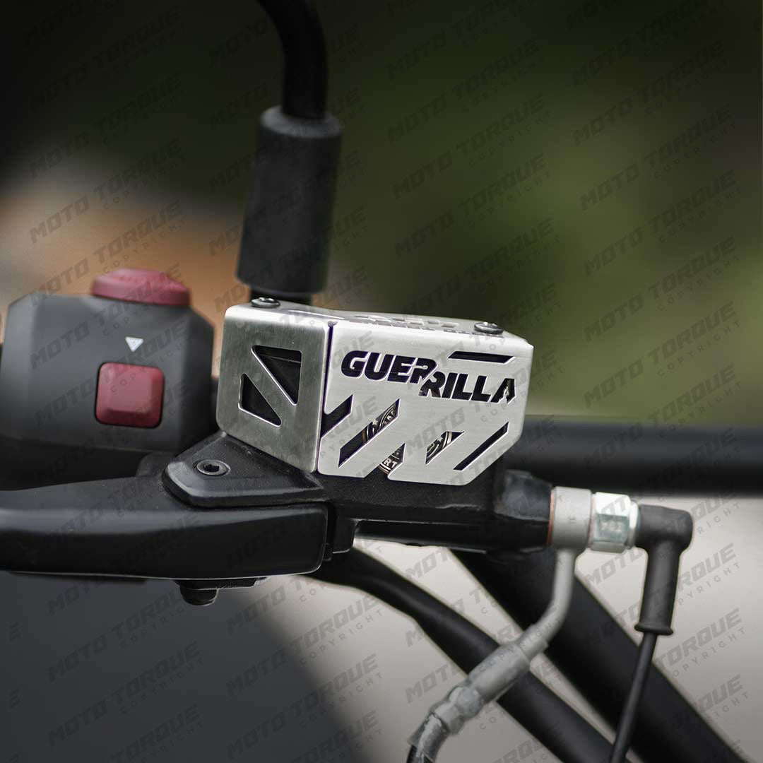 FRONT MASTER CYLINDER GUARD (SS)  FOR GUERILLA 450