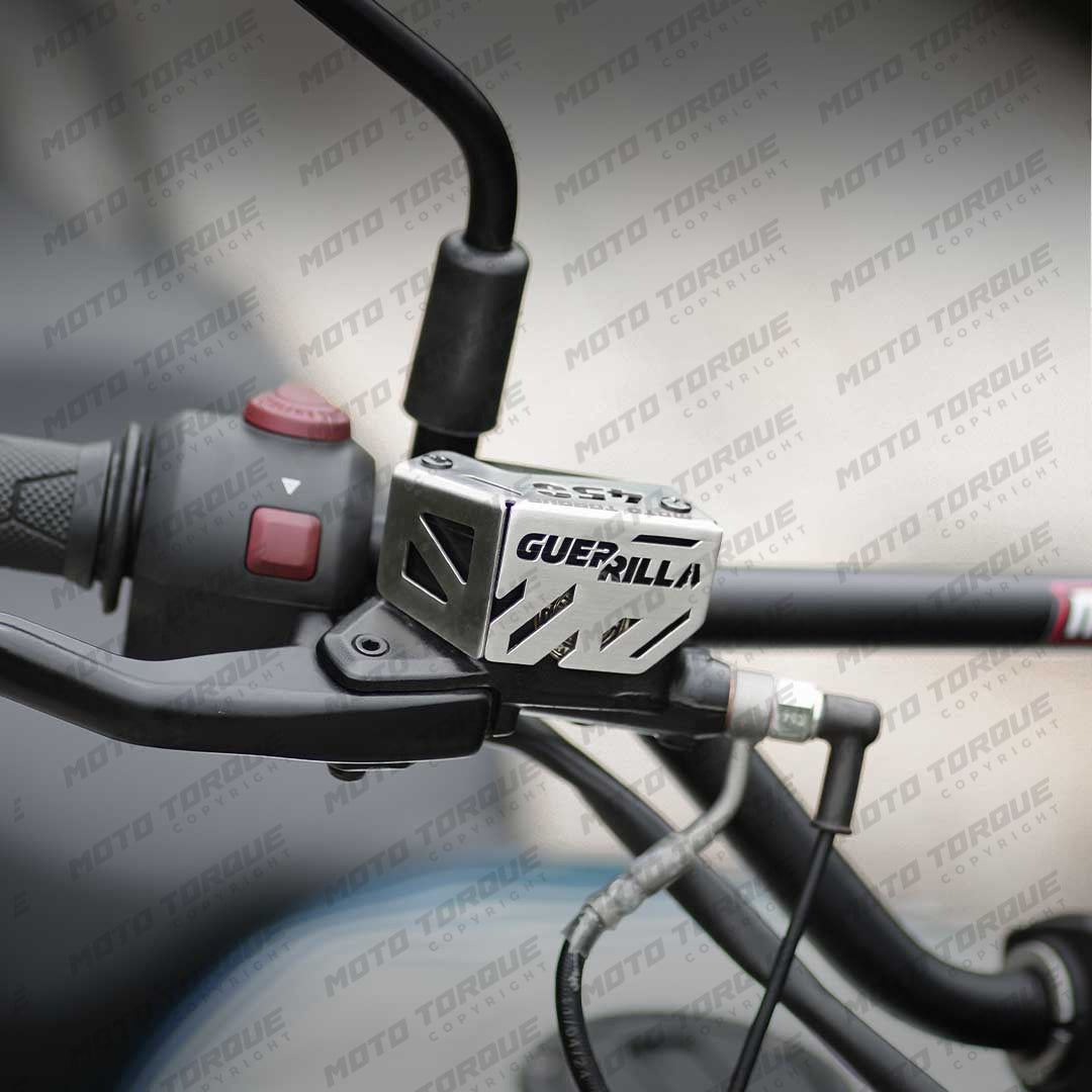 FRONT MASTER CYLINDER GUARD (SS)  FOR GUERILLA 450