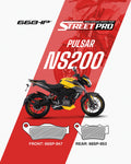 Bajaj Pulsar NS200 Street Pro Semi Ceramic Brake Pads (UP TO 2024 Model)