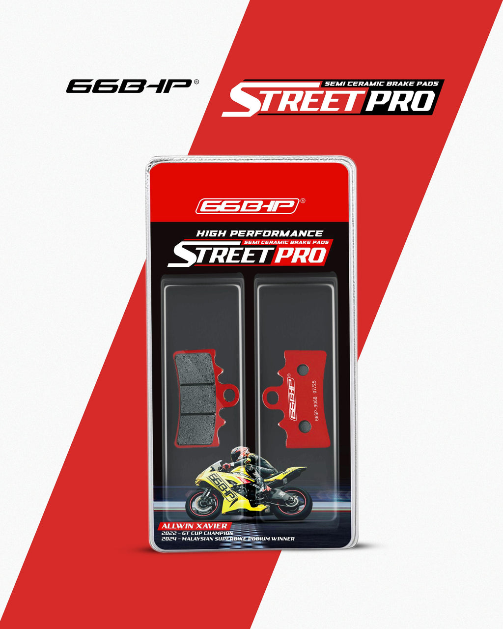 Bajaj Pulsar NS200 Street Pro Semi Ceramic Brake Pads (UP TO 2024 Model)