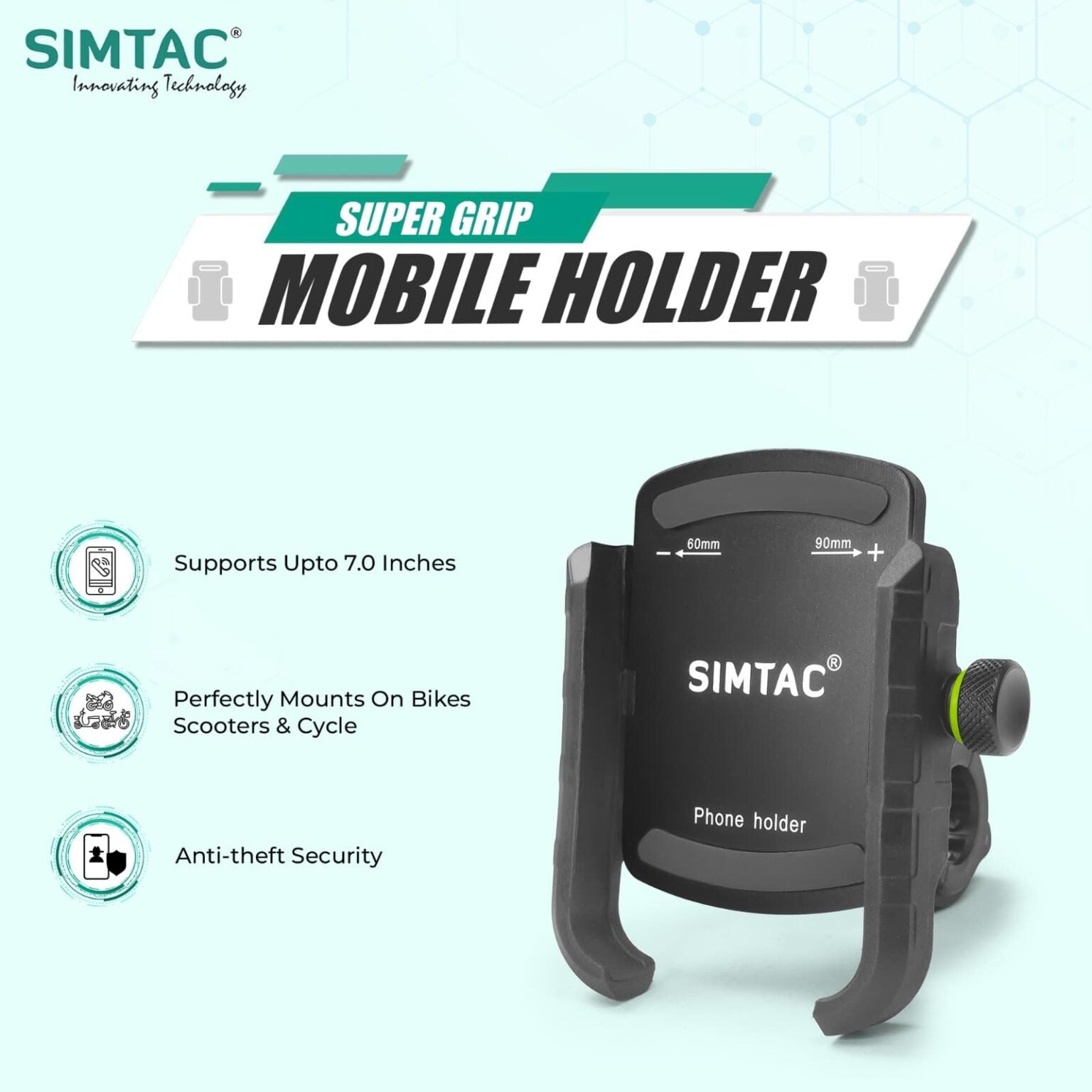 Simtac super grip mobile holder (MH01)
