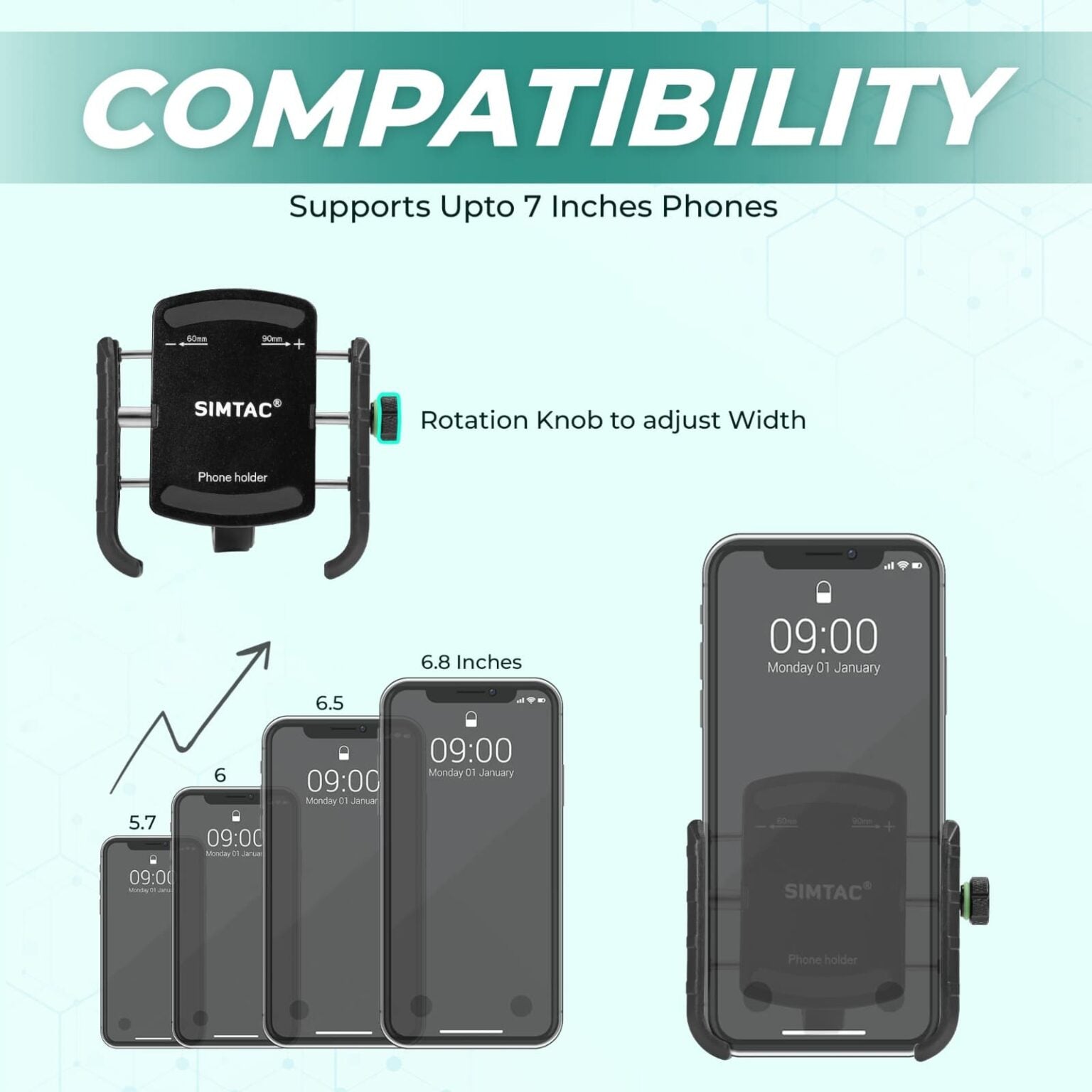 Simtac super grip mobile holder (MH01)