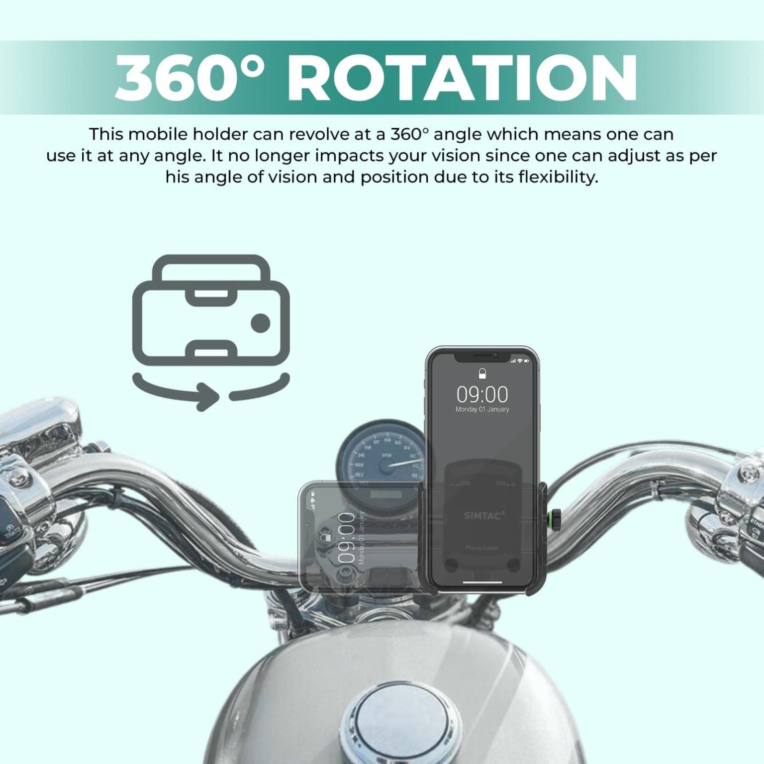 Simtac super grip mobile holder (MH01)
