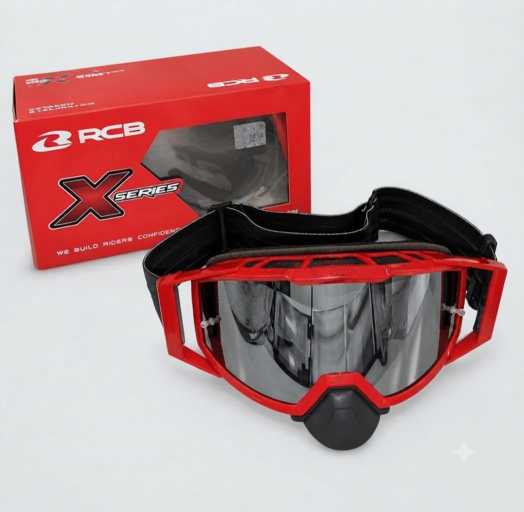 RCB GOGGLES X SERIES (BK) - CHROME 01GL002D