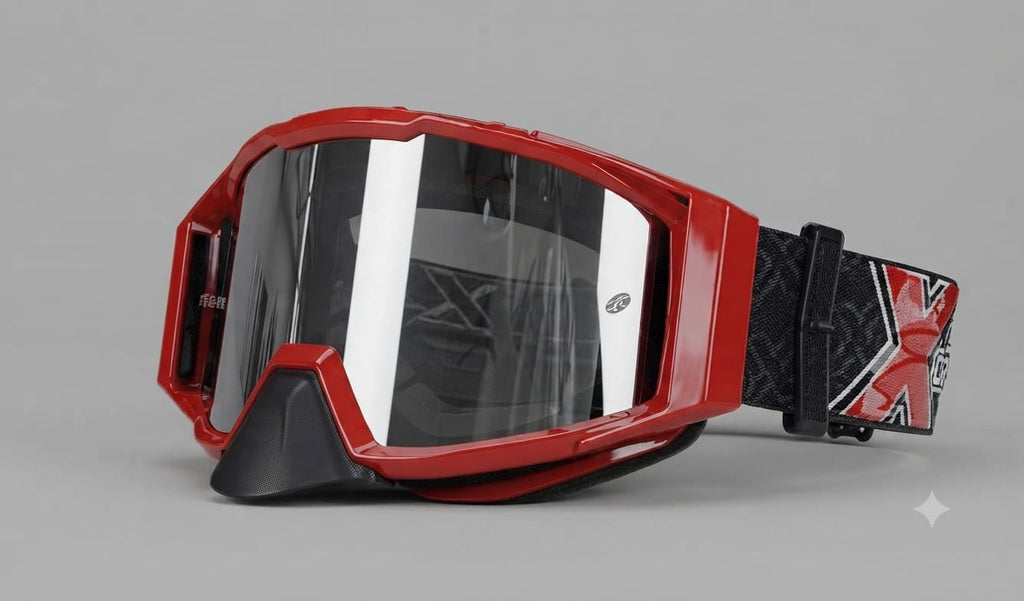 RCB GOGGLES X SERIES (BK) - CHROME 01GL002D