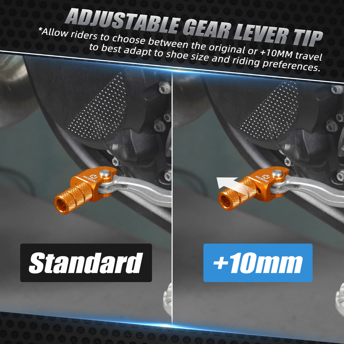 Adjustable Folding Gear Pedal Tip for KTM Adventure - Image 4