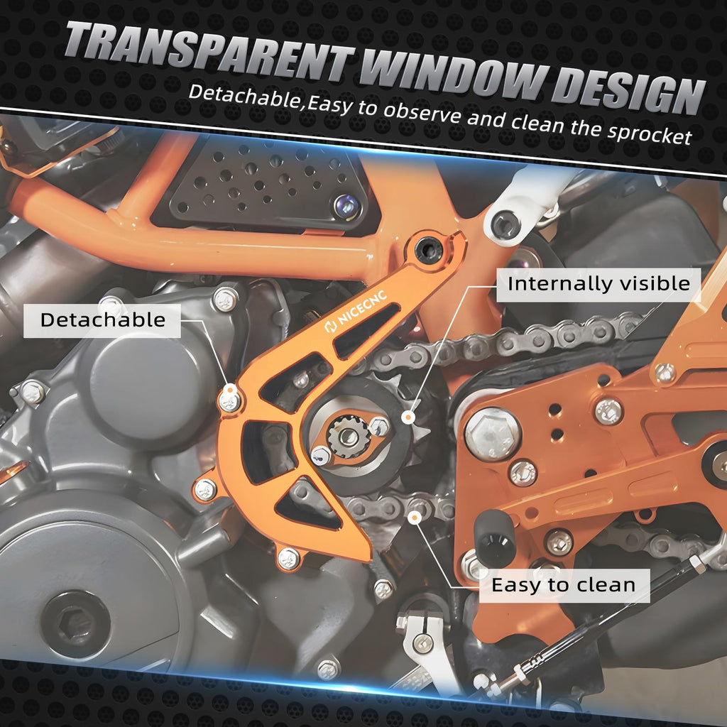 Front Sprocket Cover Guard (OPEN DESIGN) KTM - Image 2