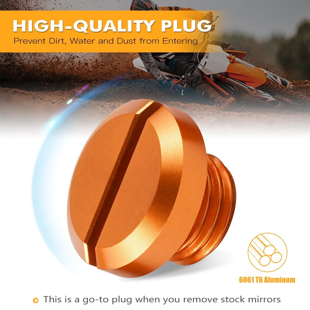 Mirror Hole Blanking Plugs/Caps 3pcs (UNIVERSAL) - Image 5