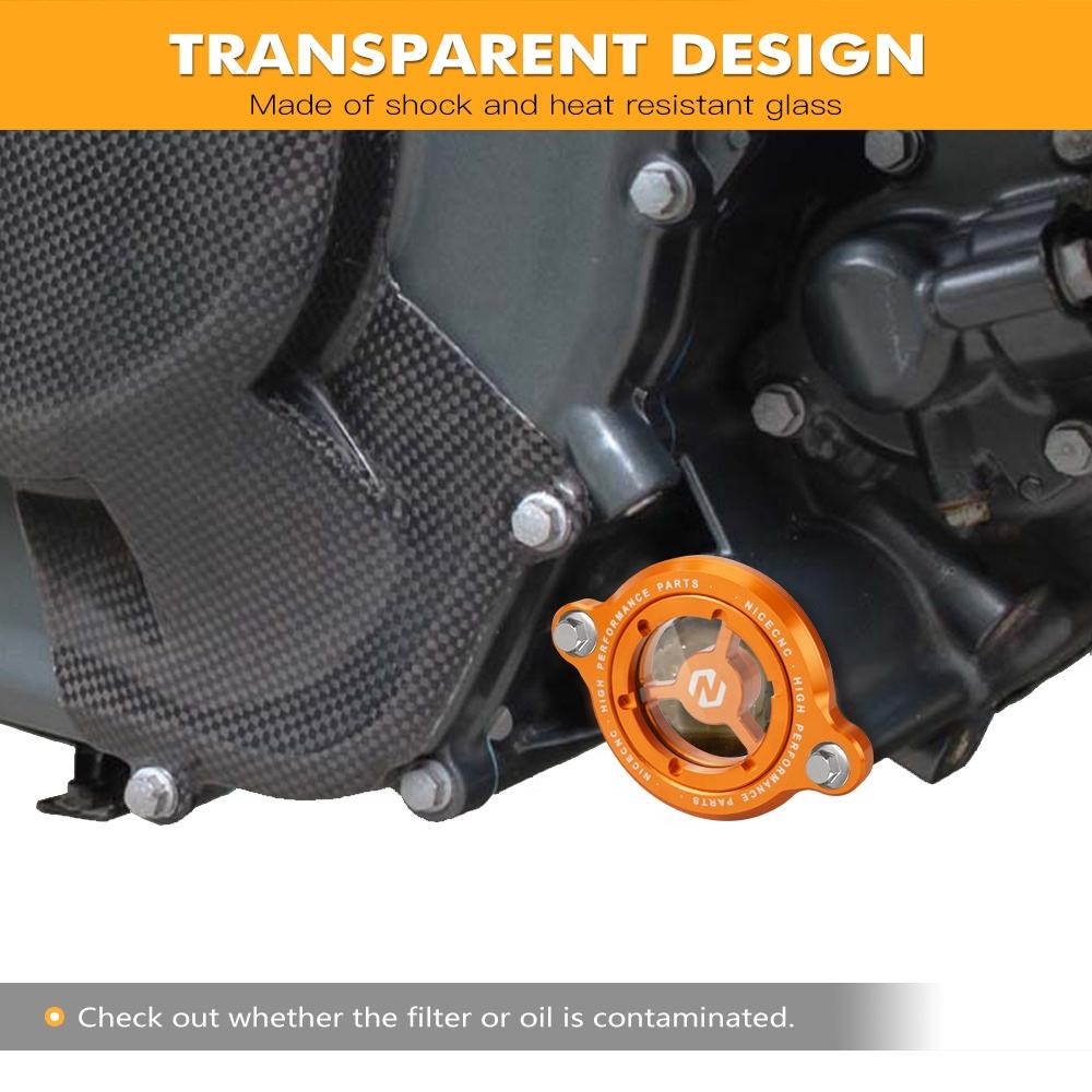 Transparent oil filter cover (PREMIUM) for KTM's - Image 3