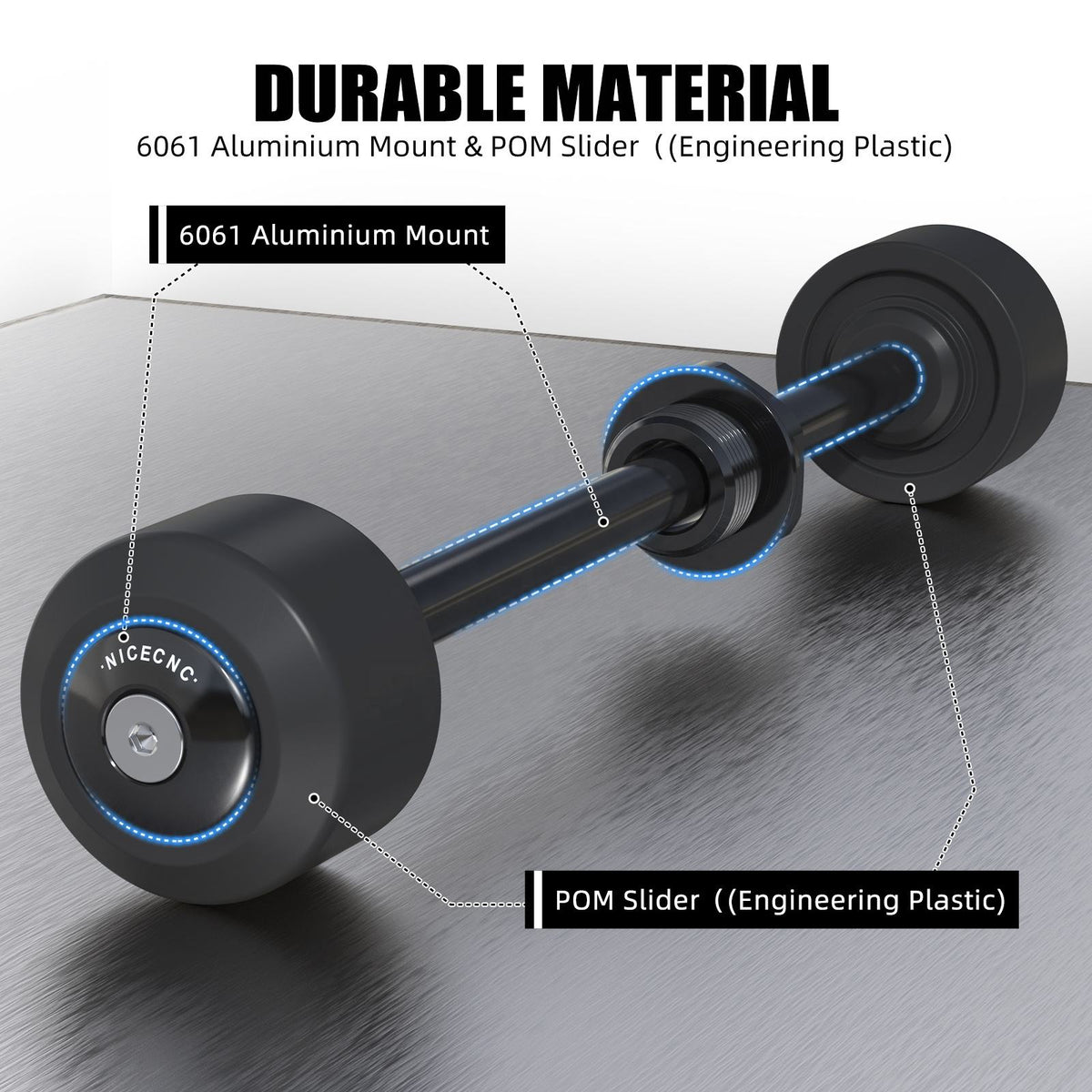 Front Axle Sliders for KTMs - Image 4