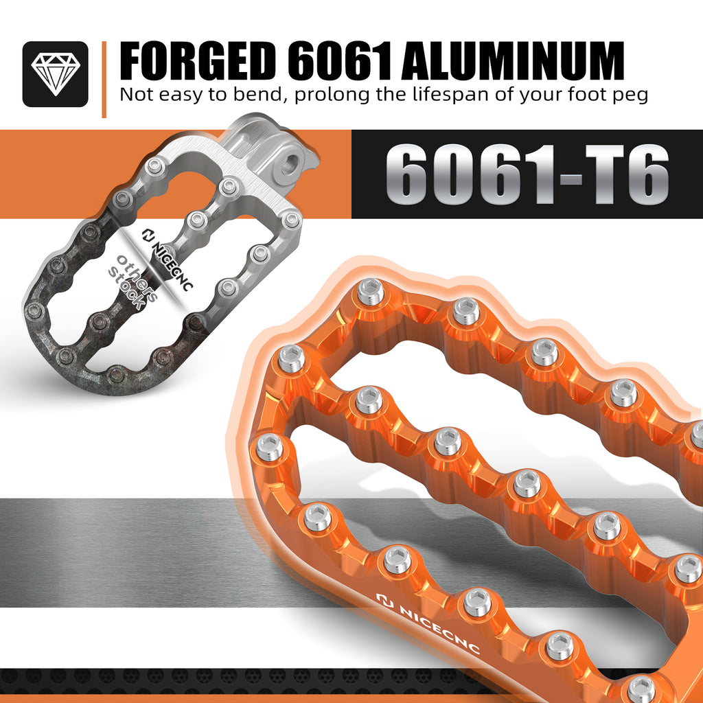 Enlarged Flat Foot peg for KTM Adventure 250/390 2020-2026 - Image 2