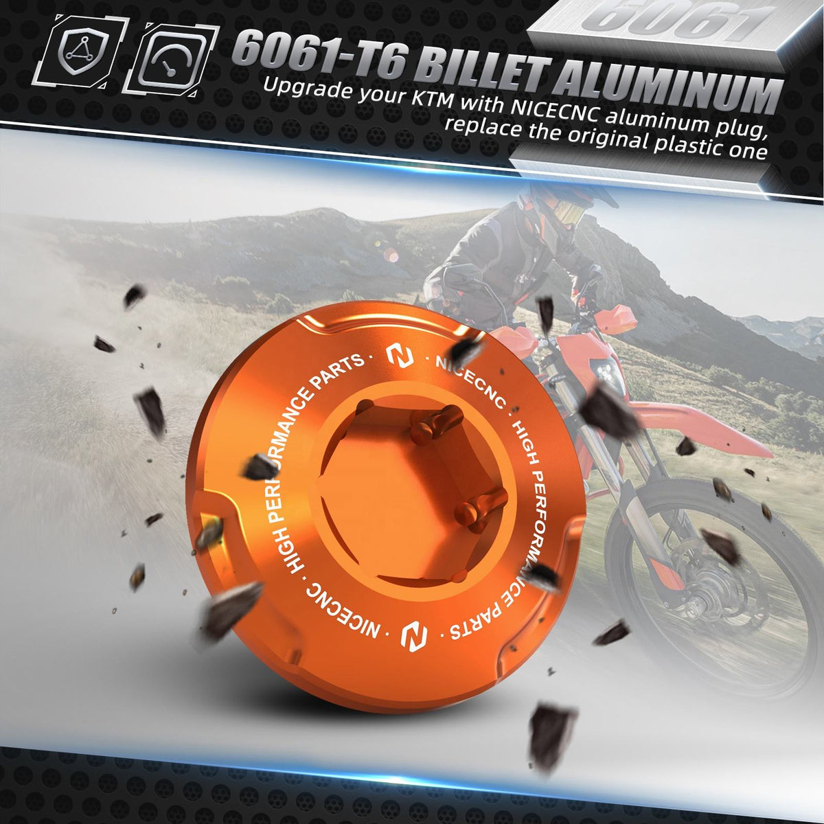 Engine Ignition cover plug (PREMIUM) for all KTM's - Image 3