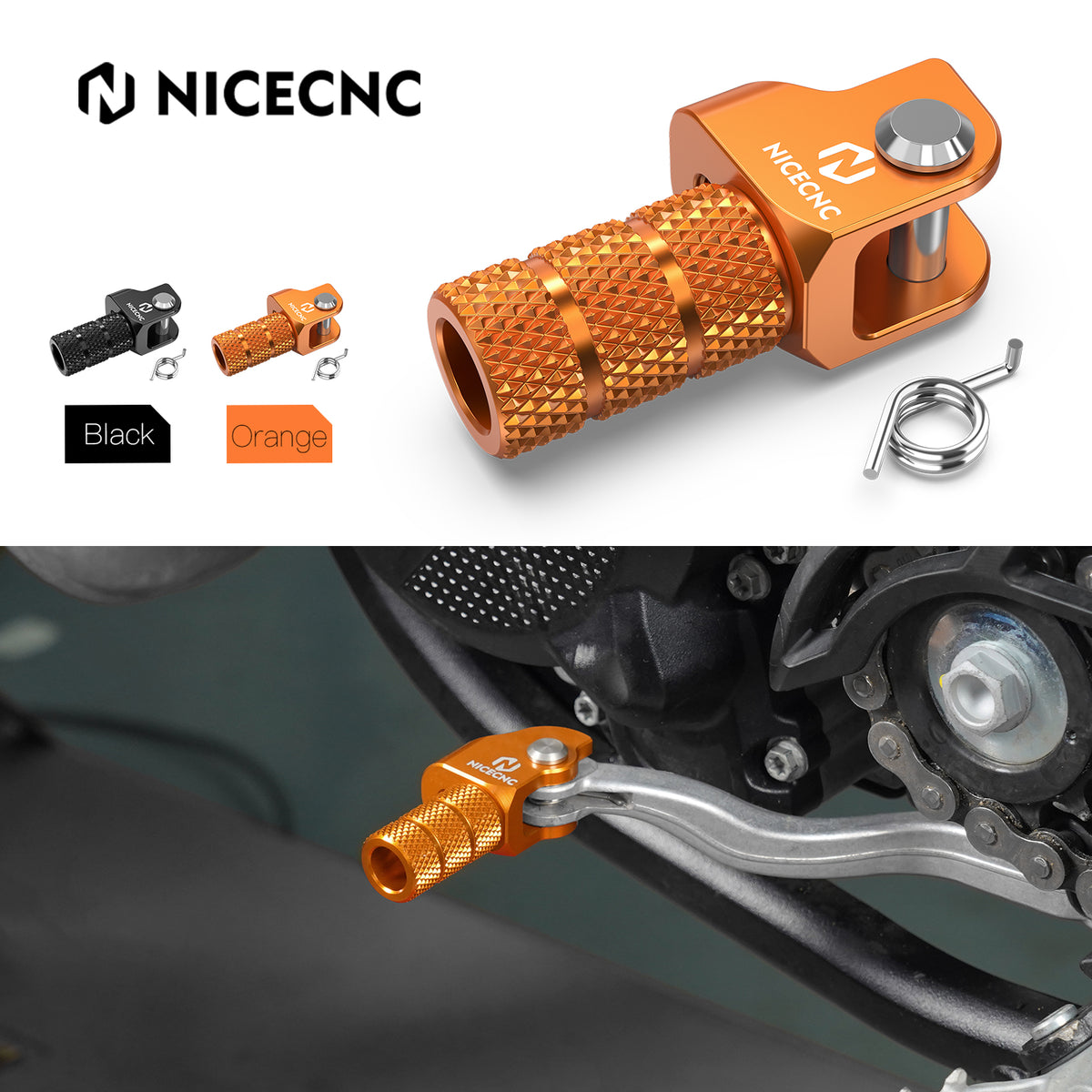 Adjustable Folding Gear Pedal Tip for KTM Adventure - Image 3